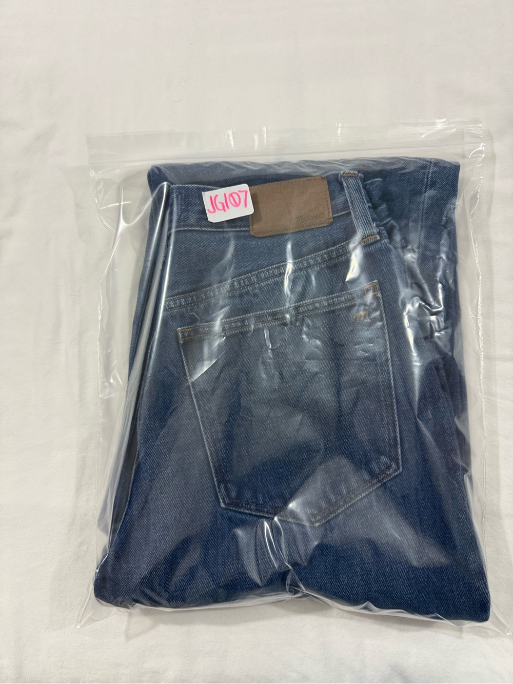 Madewell Baggy Straight Jeans Size 27 Medium Wash High Rise Denim - Picture 14 of 14